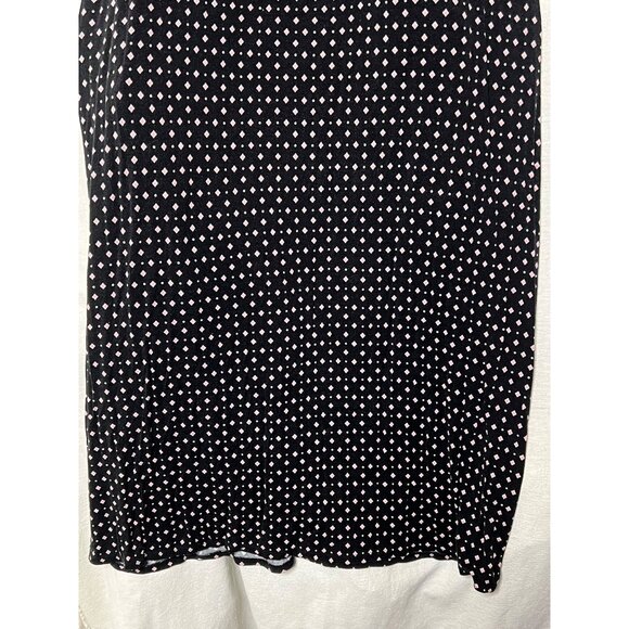Alfani Intimates Black  Pink Diamond Pattern Sleeveless Maxi Dress XL Athleisure - Picture 14 of 14